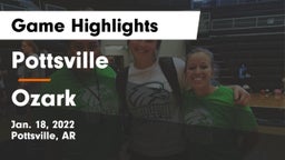 Pottsville  vs Ozark  Game Highlights - Jan. 18, 2022