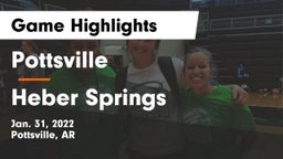 Pottsville  vs Heber Springs  Game Highlights - Jan. 31, 2022