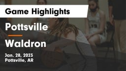 Pottsville  vs Waldron  Game Highlights - Jan. 28, 2023
