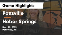 Pottsville  vs Heber Springs  Game Highlights - Dec. 28, 2023