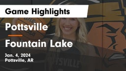 Pottsville  vs Fountain Lake  Game Highlights - Jan. 4, 2024