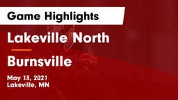 Lakeville North  vs Burnsville  Game Highlights - May 13, 2021