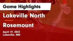 Lakeville North  vs Rosemount  Game Highlights - April 19, 2022