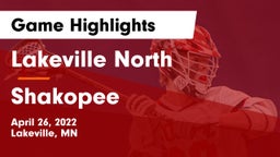 Lakeville North  vs Shakopee  Game Highlights - April 26, 2022