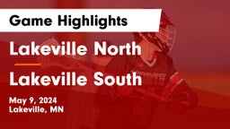 Lakeville North  vs Lakeville South  Game Highlights - May 9, 2024