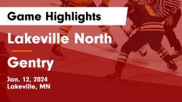 Lakeville North  vs Gentry Game Highlights - Jan. 12, 2024