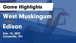 West Muskingum  vs Edison  Game Highlights - Feb. 15, 2023