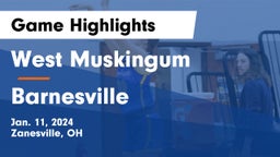 West Muskingum  vs Barnesville  Game Highlights - Jan. 11, 2024