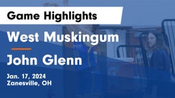 West Muskingum  vs John Glenn  Game Highlights - Jan. 17, 2024