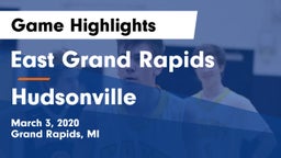 East Grand Rapids  vs Hudsonville  Game Highlights - March 3, 2020