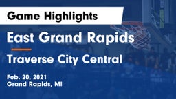 East Grand Rapids  vs Traverse City Central Game Highlights - Feb. 20, 2021