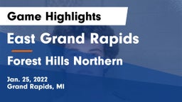 East Grand Rapids  vs Forest Hills Northern Game Highlights - Jan. 25, 2022