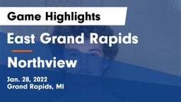 East Grand Rapids  vs Northview Game Highlights - Jan. 28, 2022