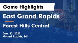 East Grand Rapids  vs Forest Hills Central  Game Highlights - Jan. 12, 2022