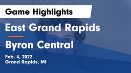 East Grand Rapids  vs Byron Central Game Highlights - Feb. 4, 2022