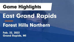 East Grand Rapids  vs Forest Hills Northern Game Highlights - Feb. 22, 2022