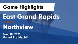 East Grand Rapids  vs Northview  Game Highlights - Jan. 10, 2023