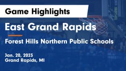 East Grand Rapids  vs Forest Hills Northern Public Schools Game Highlights - Jan. 20, 2023