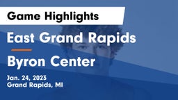 East Grand Rapids  vs Byron Center  Game Highlights - Jan. 24, 2023