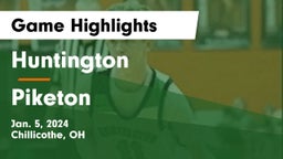 Huntington  vs Piketon  Game Highlights - Jan. 5, 2024