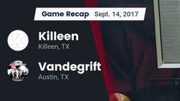Recap: Killeen  vs. Vandegrift  2017