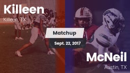 Matchup: Killeen  vs. McNeil  2017