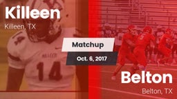 Matchup: Killeen  vs. Belton  2017