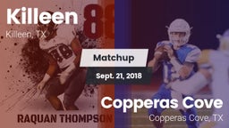 Matchup: Killeen  vs. Copperas Cove  2018