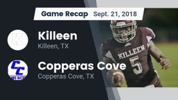 Recap: Killeen  vs. Copperas Cove  2018