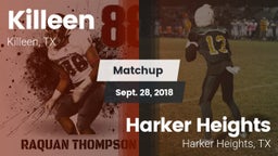Matchup: Killeen  vs. Harker Heights  2018