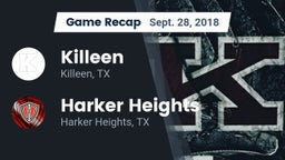 Recap: Killeen  vs. Harker Heights  2018