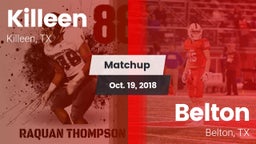 Matchup: Killeen  vs. Belton  2018