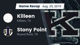 Recap: Killeen  vs. Stony Point  2019