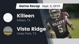Recap: Killeen  vs. Vista Ridge  2019