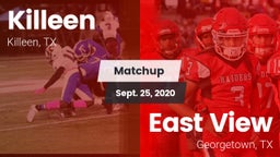 Matchup: Killeen  vs. East View  2020