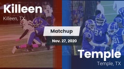 Matchup: Killeen  vs. Temple  2020