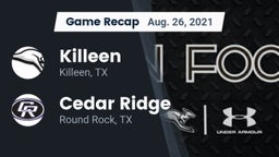 Recap: Killeen  vs. Cedar Ridge  2021