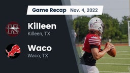 Recap: Killeen  vs. Waco  2022