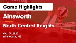 Ainsworth  vs North Central Knights Game Highlights - Oct. 3, 2023