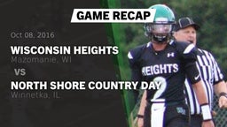 Recap: Wisconsin Heights  vs. North Shore Country Day  2016