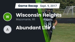 Recap: Wisconsin Heights  vs. Abundant Life 2017