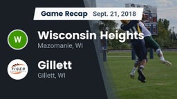 Recap: Wisconsin Heights  vs. Gillett  2018