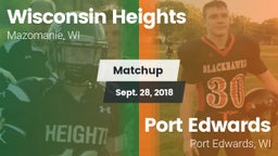 Matchup: Wisconsin Heights vs. Port Edwards  2018