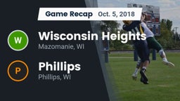 Recap: Wisconsin Heights  vs. Phillips  2018