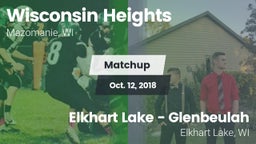 Matchup: Wisconsin Heights vs. Elkhart Lake - Glenbeulah  2018