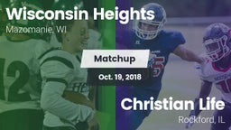 Matchup: Wisconsin Heights vs. Christian Life  2018