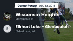 Recap: Wisconsin Heights  vs. Elkhart Lake - Glenbeulah  2018