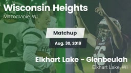 Matchup: Wisconsin Heights vs. Elkhart Lake - Glenbeulah  2019