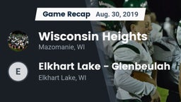 Recap: Wisconsin Heights  vs. Elkhart Lake - Glenbeulah  2019