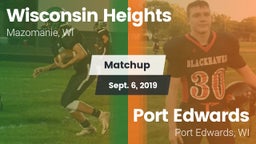 Matchup: Wisconsin Heights vs. Port Edwards  2019